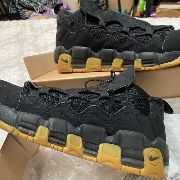 Nike Air more money. Black/tan. Size 11.5 - Picture 2 of 5